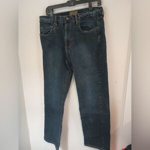 Urban Star Men's Relaxed Fit Jeans 34x32 Dark Wash Blue Denim Stretch Straight